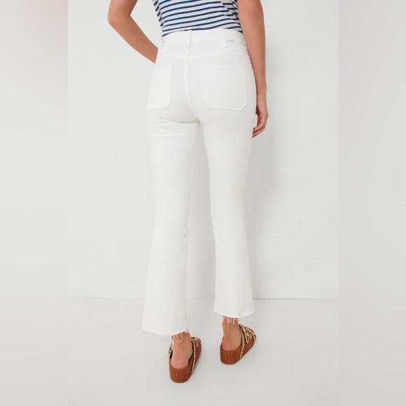 MOTHER Fairest Of Them All The Hustler Patch Pocket Ankle Fray Size 26 B2802 - Picture 4 of 10